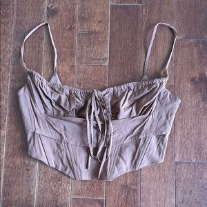 Brown Corset Top